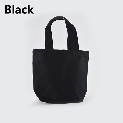 Foldable Shopping Bag Lunch Bags Canvas Tote Women Small Handbag Grocery Foods - Picture 15 of 20