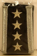 USAF General Female Epaulet Soft Shoulder Boards Pair McPeak Era 