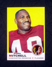 1969 TOPPS SET BREAK Bobby Mitchell #114 Washington Redskins EX (corner bump)
