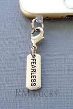 Fearless Tag Cell Phone Charm Anti Dust Proof Plug Ear Cap Jack C96