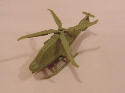 W.A.W NATO Whirlwind Gunship – 11.5cm Green Plastic Simple Design – Used - Image 1 of 4