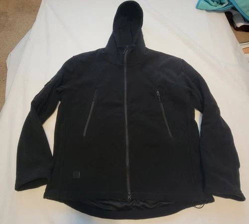 TACVASEN Men's Special Ops Military Tactical Fleece Shell Jacket XXL 2xl Black - product listing photo