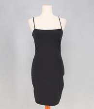 LULUS Flaunt It Black Sleeveless Bodycon Mini Dress in Black Size S