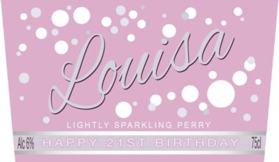 Etichetta Bottiglia Lambrini Frizzante Personalizzata Perry Compleanno - Foto 12
