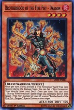 Yu-Gi-Oh TCG MYFI-DE044 SR Bruderschaft der Feuerfaust - Drachenmystische Kämpfer