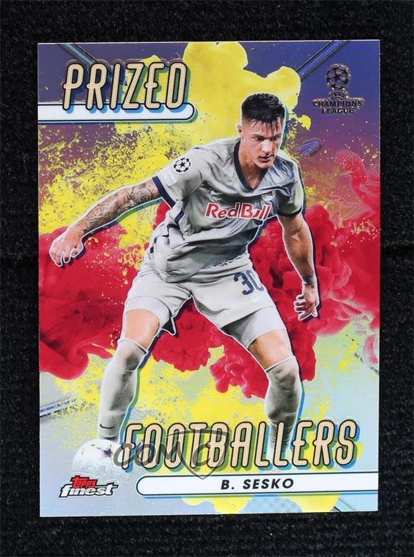 2022-23 Topps Finest UEFA Club Competitions /65 Benjamin Sesko #PFF-12 0y42