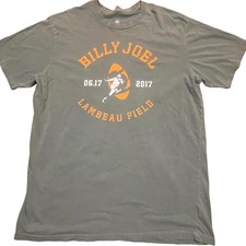 Billy Joel Lambeau Field Concert Tee 2017 Official Merchandise XL Short Sleeve