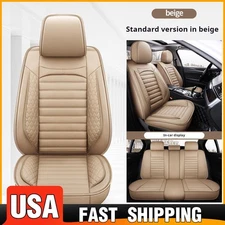 For Acura TLX RDX MDX ILX TSX Leather Car Seat Cover Full Set 5 Seat Protector