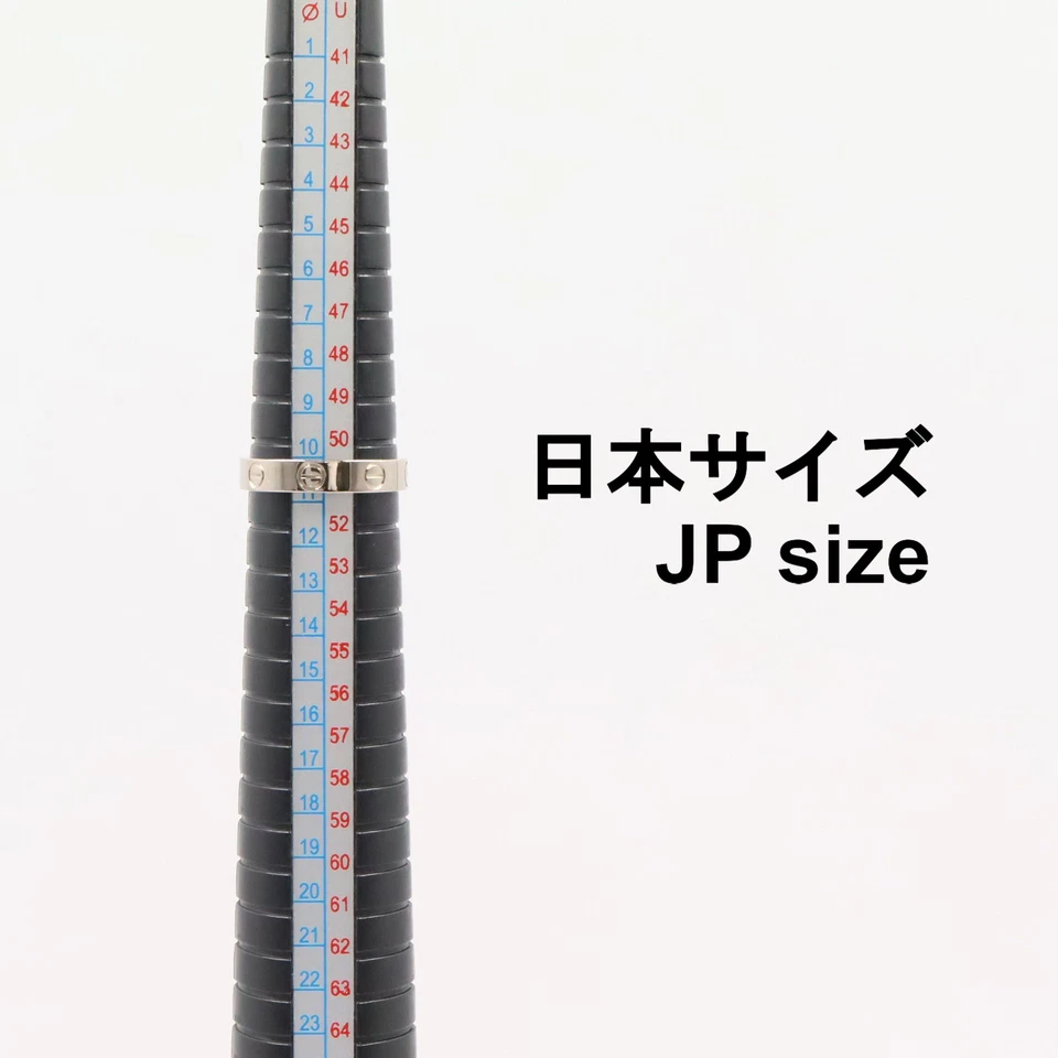 CARTIER Mini Love Ring 18KWG White Gold Used unisex US size 5.5 #51 - Image 4 of 4