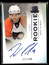 2009-10 Upper Deck The Cup David Laliberte Rookie Auto 112/199 Philadelphia