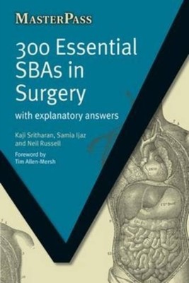 300 ESSENTIAL SBAS IN SURGERY by SRITHARAN Paperback Self Help Business