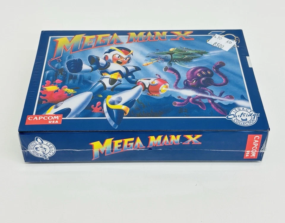 Mega Man X 30th Anniversary Super Nintendo Classic Cartridge iam8bit New Sealed - Image 2 of 4