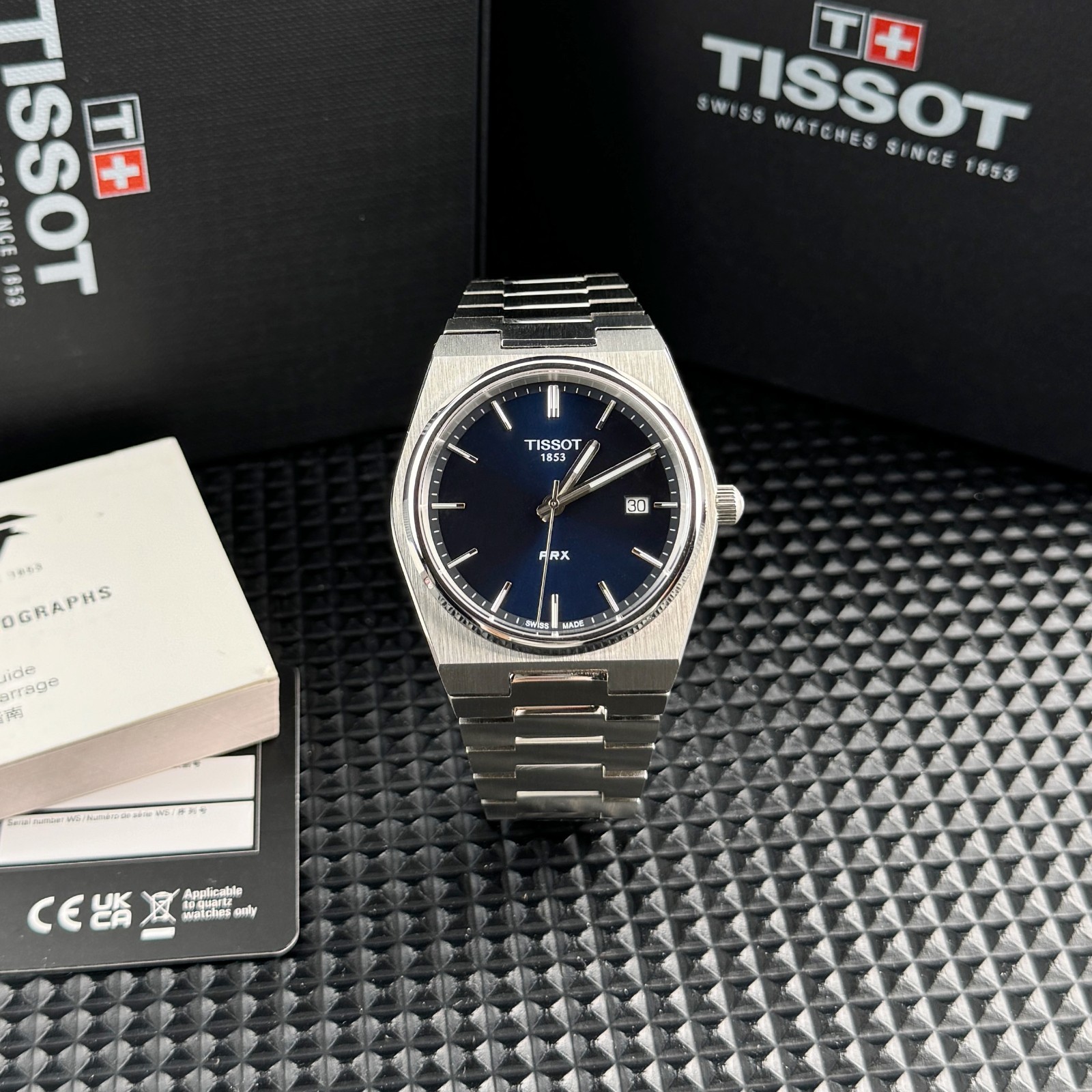 TISSOT PRX Swiss Quartz Blue Dial Men's Watch 40mm T137.410.11.041.00