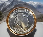 2016 Silver Shield 1 oz .999 Silver “Vote Trump – He Shall Overcome” in Capsule