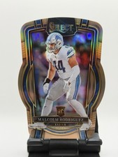 2022 Select Club Copper Die-Cut Malcolm Rodriguez Rookie Card Lions 56/99 Rare. rookie card picture