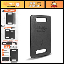 10 LB Cast Iron Rucking Weight Plate for Backpack Training, Ergonomic Handle, Gl