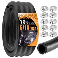 Manguera de línea de combustible de 5/16 pulgadas 10 ft SAE 30R7 300PSI goma gasóleo diésel barco tractor