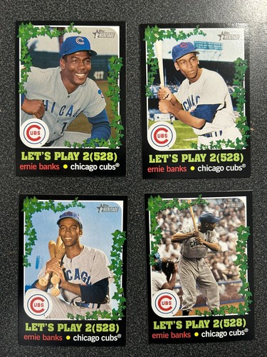 2020 Topps Heritage Ernie Banks Let's Play Two Inserts - You Pick