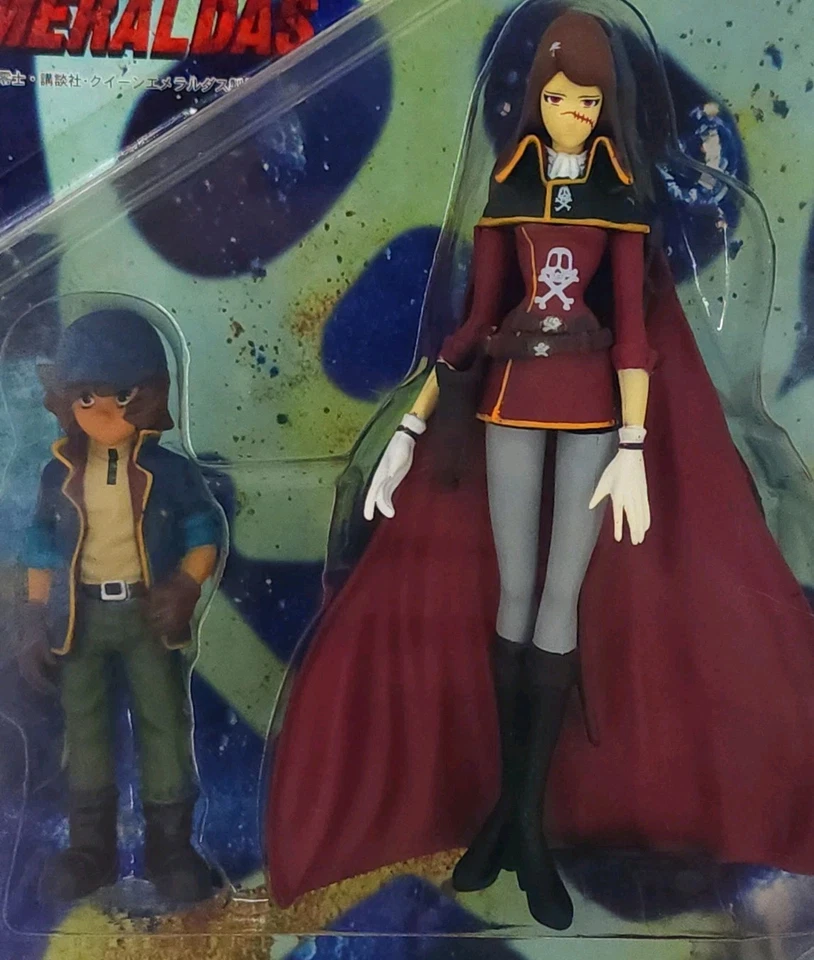 Figura de acción Galaxy Express Queen Emeraldas & Umino Hiroshi Jesnet Leiji’s Foto 2 de 4