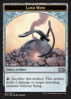 MTG 10 Land Mine Token, NM-Mint, English Magic 2015