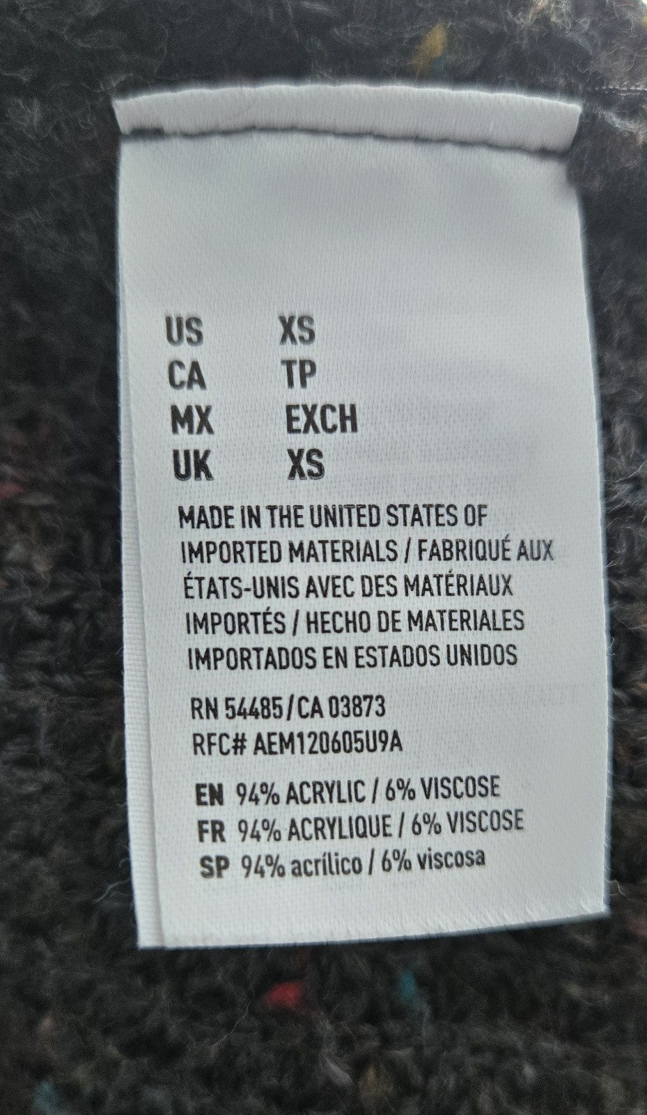 Dark Multi Colored American Eagle Outfitters XS O… - image 9