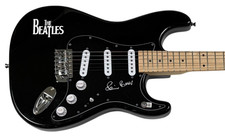Pete Best The Beatles Signed Autograph Electric Guitar Fifth Beatle Beckett COA