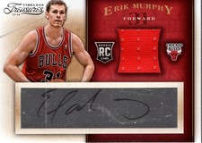 2013-14 Timeless Treasures #124 Erik Murphy RC Auto Jersey - BSK