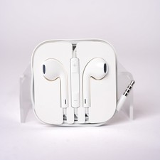 Genuine Apple Wired Ear Buds w/Case iPhone iPad iPod 3.5mm Aux Headphones White