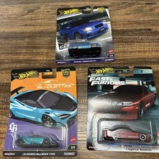 Hot Wheels Premium Car Lot Of 3 Brand New