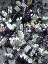 Lote de 100 mini botellas vacías de alcohol licor miniatura