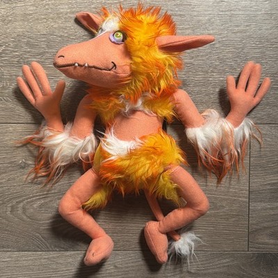 Labyrinth Firey Plush Stuffed Animal Toy Jim Henson Pulls Apart Toy Vault NEW
