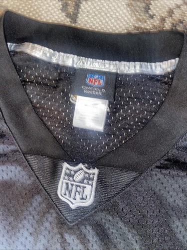 Reebok Black Minnesota Vikings #4 Brett Favre Football Jersey Size 54 50th Patch - Picture 5 of 7