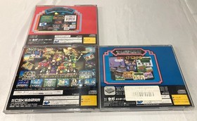Lot 3 Puzzle Action R Set W/Manual Sega Saturn SS Used Game Good NTSC-J Japan JP