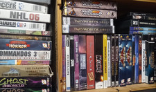 LOT OF 10  RANDOM,ASSORTED PC GAMES -  INFERNAL,ECHELON,PUZZLE CITY,DOOM,CARS...