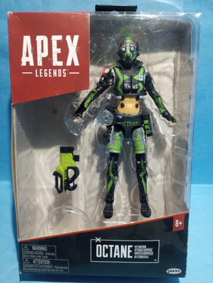 Jakks - Apex Legends Octane Action Figure #10 - Hit & Run Skin - New Sealed