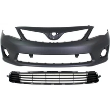 Front Bumper Cover Kit For 2011-2013 Toyota Corolla USA Built Vehicle