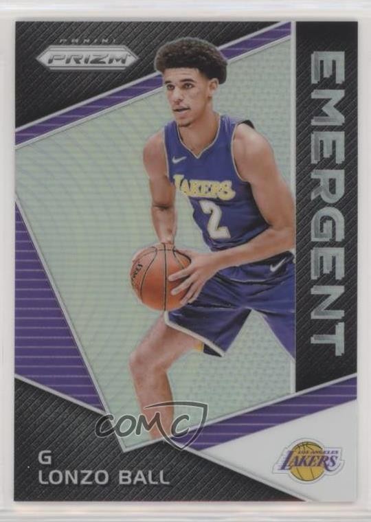 2017-18 Panini Prizm Emergent Silver Prizm Lonzo Ball #EM-LON 7zf
