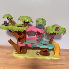 Littlest Pet Shop Magic Motion Tree House Playset LPS 2010 Hasbro Incomplete