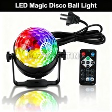 PAIDUN Mini Wireless RGB Magic Disco Ball Light Rotating LED Lighting Party Bar