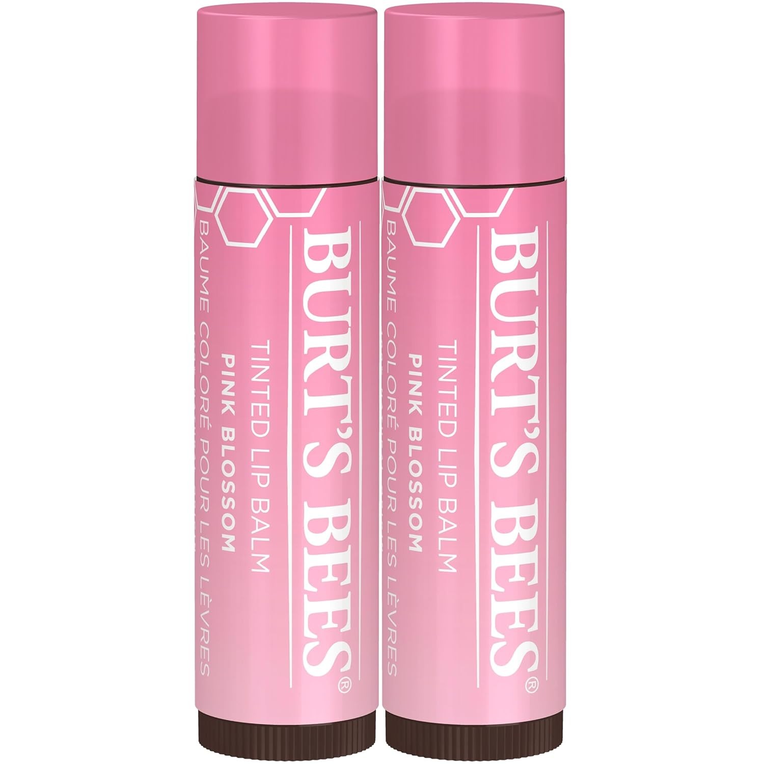 Burt's Bees Long-Lasting 2-in-1 Lip Tint Balm Duo Stocking Stuffer Gift