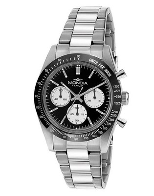 Mondia Madison Uhr MI-812-SB-03BK-OY Chrono Quarz Neu Herren Schwarz