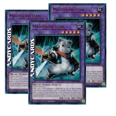 MASTER OF HAM 3x   (Cricet Master)   Ultra R   MP25 EN161   1Ed   Yugioh!