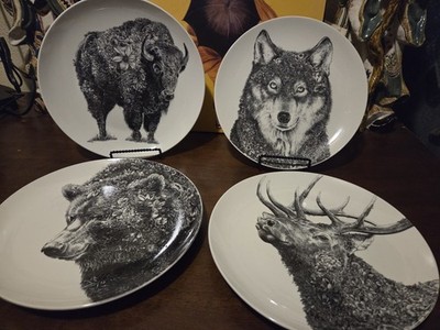 Maxwell Williams Marini Ferlazzo Wildlife 10.5'' Plates Set of 4