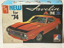 Amt T345 1974 Amc Javelin Amx Model Kit Read