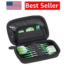 Sleek Sentinel EVA Foam Dart Case Holds 6 Darts - Accessory Storage Included