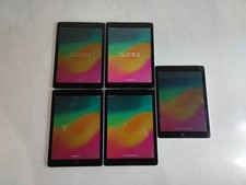 Lot of 5 Apple iPad 6th Gen A1954 32 GB iOS 17.7.10 (Wi-Fi + 4G) Unlocked For