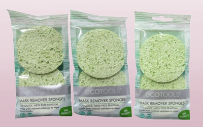 ECOTOOLS MASK REMOVER SPONGES 2COUNT PACKS (3 SETS) NWOB
