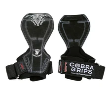 Cobra Grips PRO Weightlifting Straps Gloves Power Lifting  Black Small