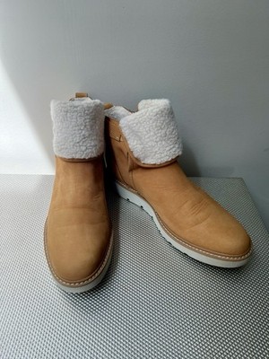 Timberland Womens Kenniston  Fleece Lined Boots Wheat Nubuck Size 10 Buckle