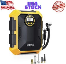 Astroai Tire Inflator Air Compressor 12V DC Portable Car Auto Tire Pump 100PSI